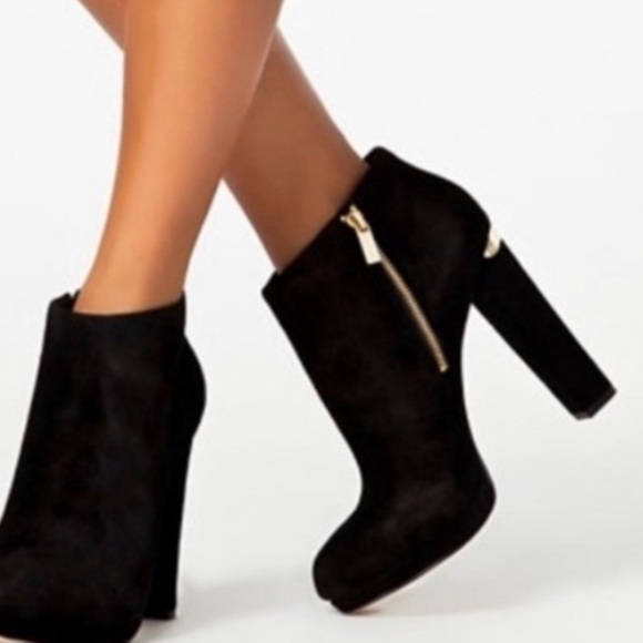 Michael Kors Black Heeled Boots - Picture 6 of 9